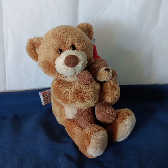 Gund Friends Forever Teddy Plush Sitting Brown Bear Hugging Stuffed Birthday - Picture 2 of 10